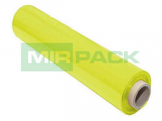 Стрейч пленка для ручной упаковки 500 мм 23 мкм 1,2 кг желтая - Вид 1